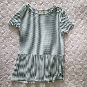 Cute Black & White Striped Shirt